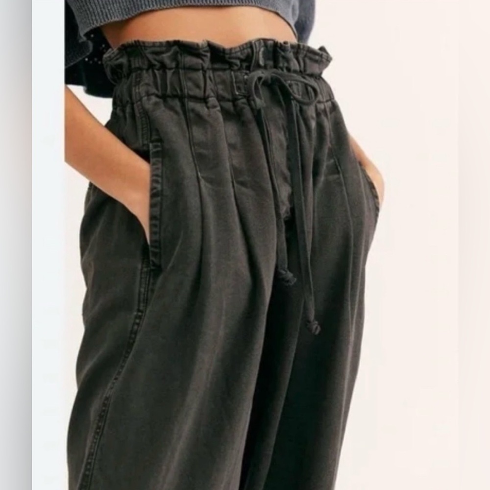 Free People Paperbag Margate Pleated Trousers
